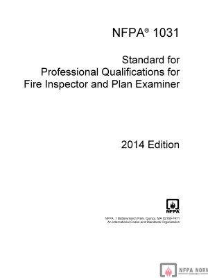 NFPA 1031 PDF